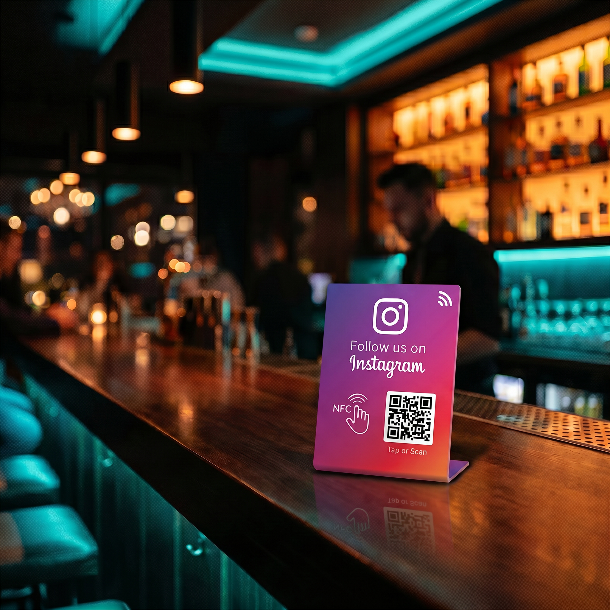 NFC Instagram Aufsteller